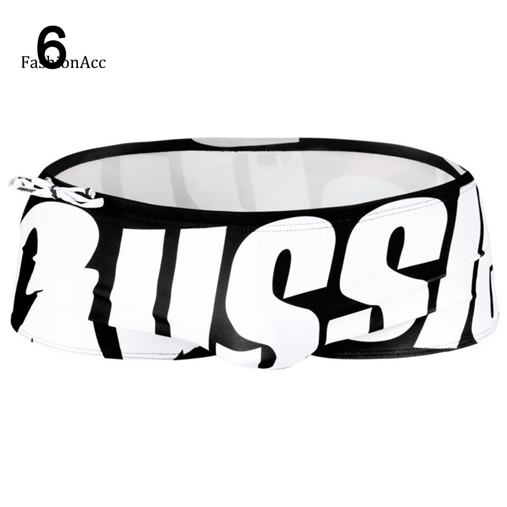 Quần bơi lưng thấp in chữ cho nam | BigBuy360 - bigbuy360.vn