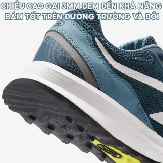 Giày chạy bộ nam DECATHLON Kalenji Run active - xanh lá cây -nh7 ' 🥉️