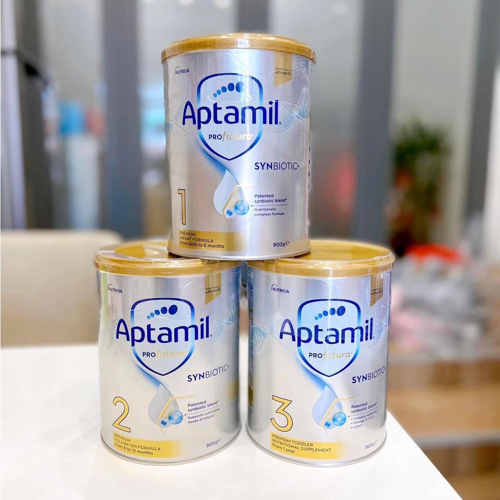 Sữa APTAMIL Profutura Úc số 1,2,3,4 hộp 900g Mẫu mới