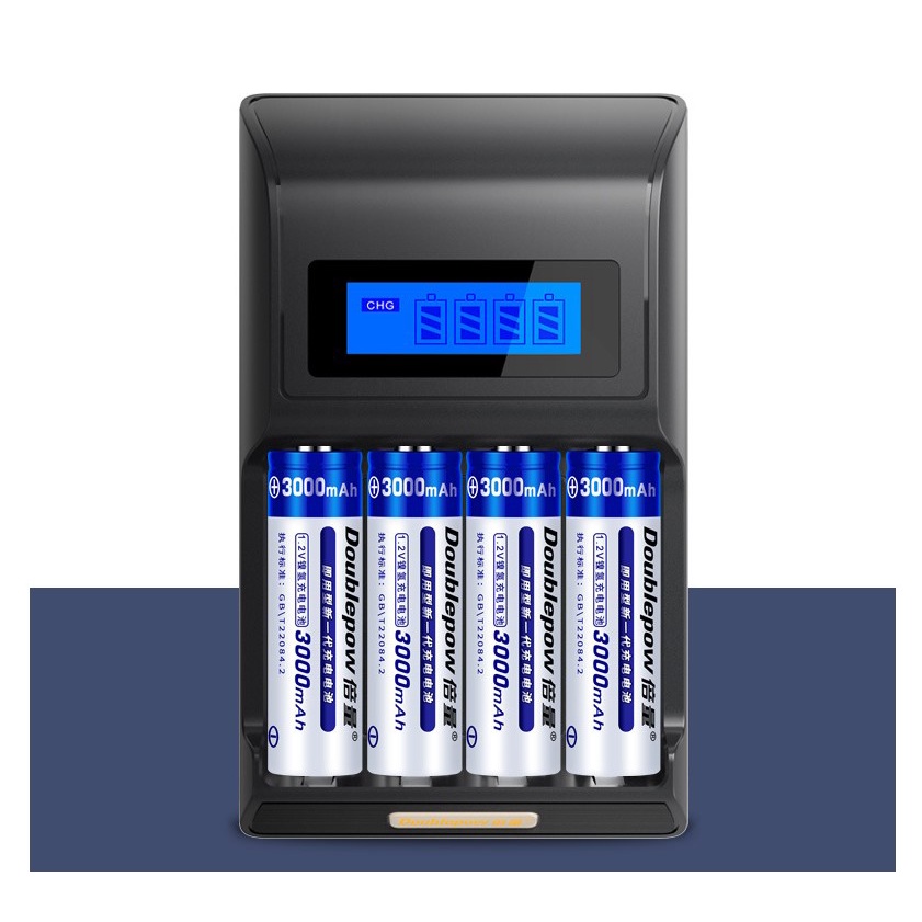 Pin sạc AA 3200mAh Doublepow cho micro karaoke, máy ảnh, đồ điện tử, điều khiển hay đồ chơi dùng pin của trẻ