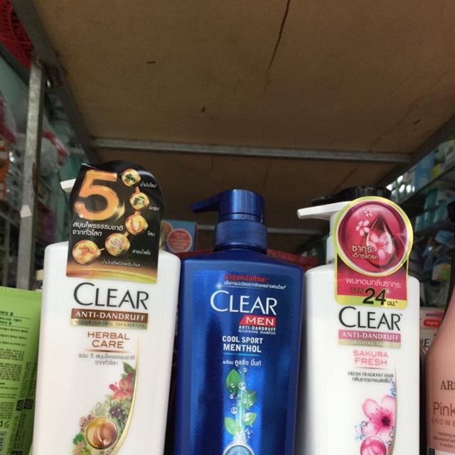 Dầu gội clear đủ mùi vị