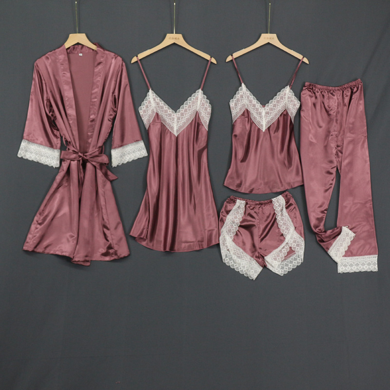 áo nữ đồ bộ pyjama Đồ mặc nhà pijama Set đồ ngủ tùy chọn thời trang nữ tính đồ ngủ nữ tiểu thư dễ thương lụa sexy cute bigsize dài tay hai 2 dây