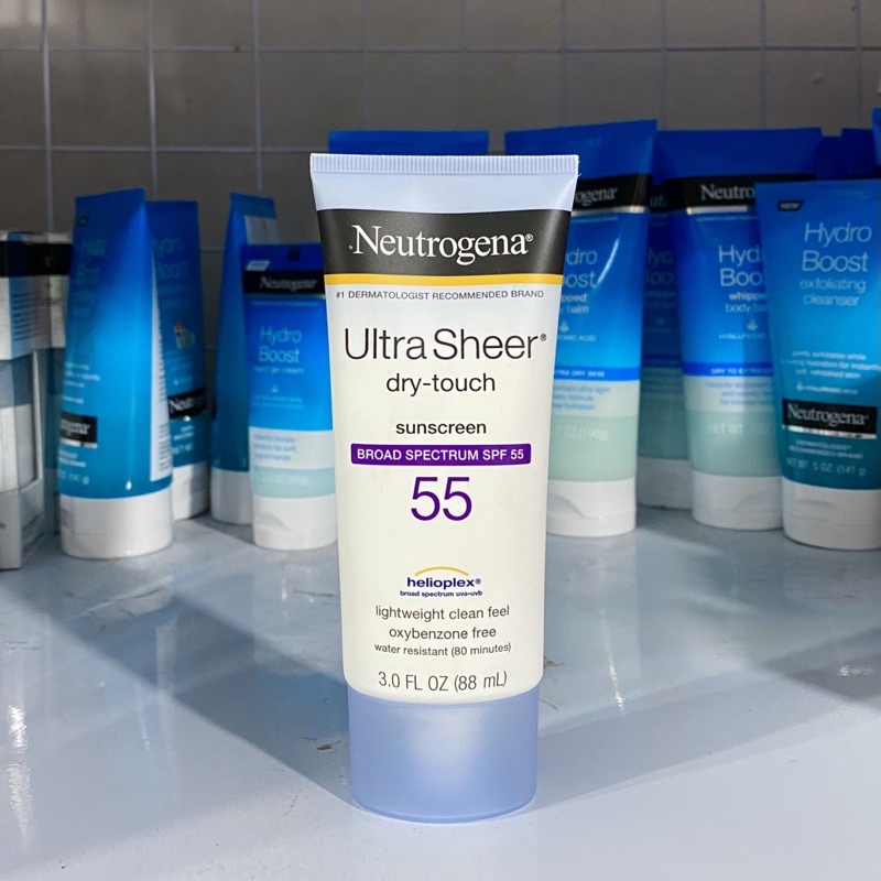 Kem chống nắng Neutrogena Ultra Sheer Dry Skin SPF 55 SPF 70 SPF 85 SPF 100 88ML