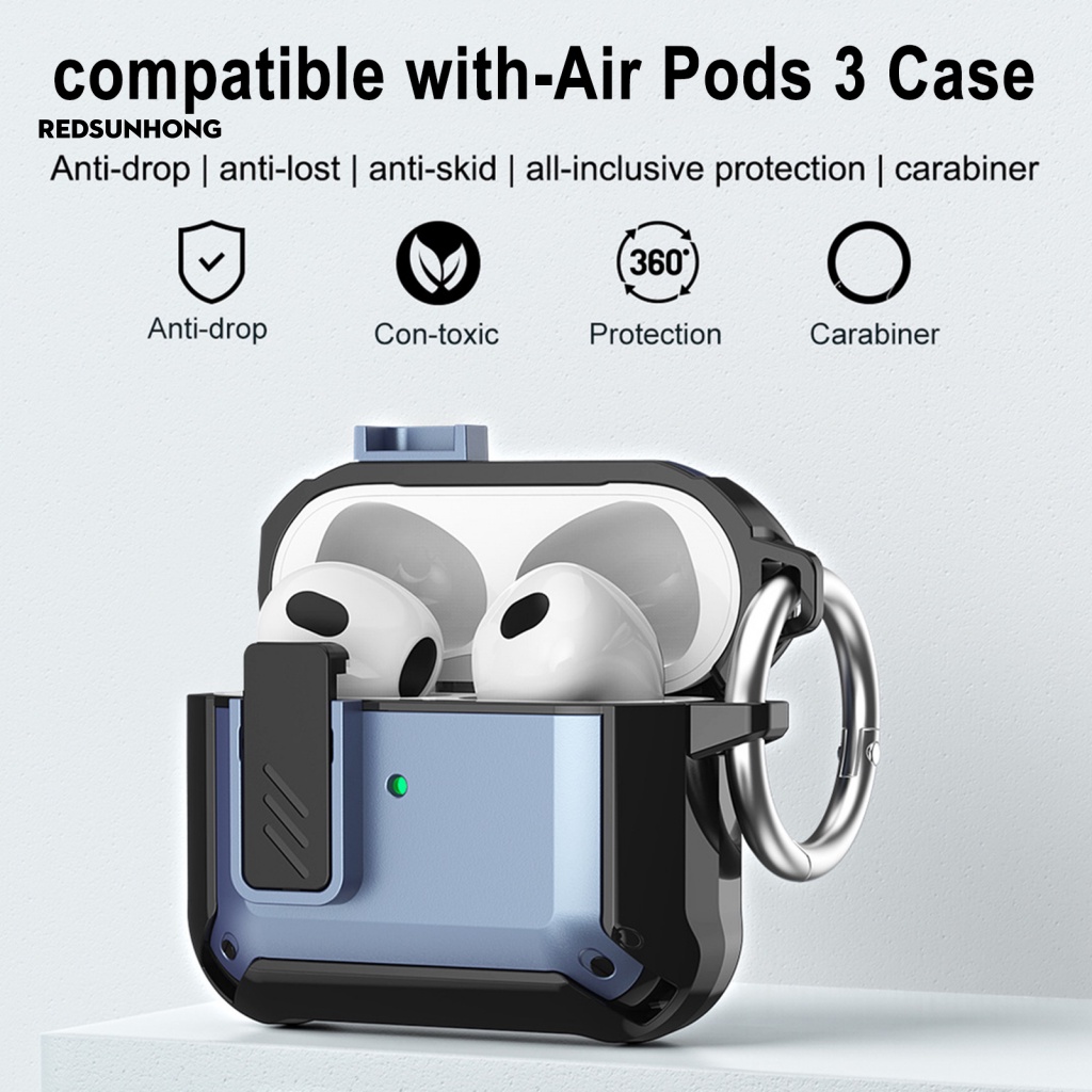 Vỏ Bảo Vệ Hộp Sạc Tai Nghe Chống Rơi Dễ Lắp Đặt