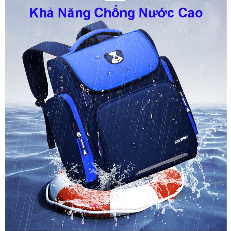Balo Đi Học Cho Bé Trai - Balo Chống Gù Chống Nước - Món Quà Ý Nghĩa Cho Bé Mùa Tựu Trương