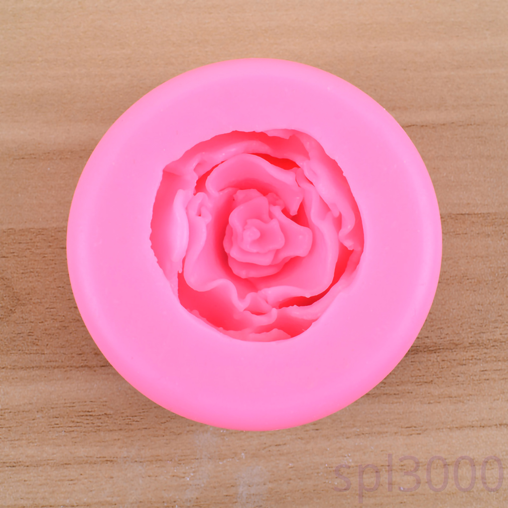 Khuôn Silicone Tạo Hình Hoa Hồng Trang Trí Bánh