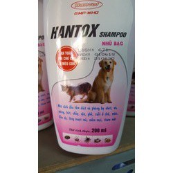 Hantox 200 nhũ bạc hồng siêu mượt lông cho chó mèo