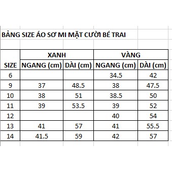 ÁO SƠ MI BÉ TRAI HÌNH MẶT CƯỜI