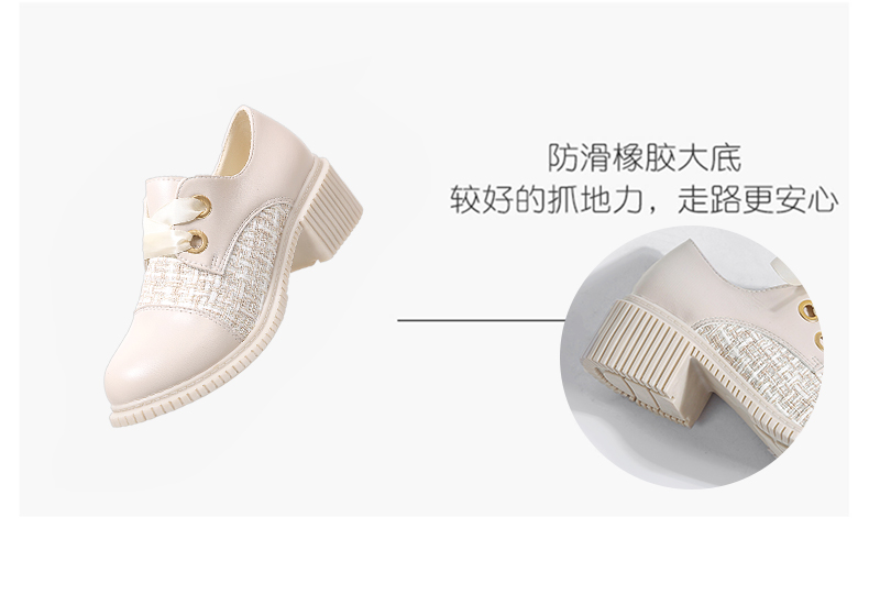 Giày LOLITA Đính Nơ Cao Gót 5P Phong Cách Nhật Bản