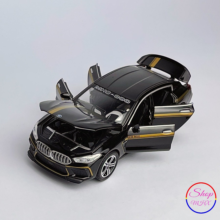 Xe đồ chơi mô hình sắt BMW MH800 TẶNG KÈM BIỂN SỐ tỉ lệ 1:32 hãng Chimei