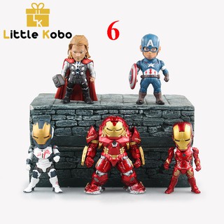 Mô Hình Marvel Mô Hình Avenger Siêu Anh Hùng Chibi