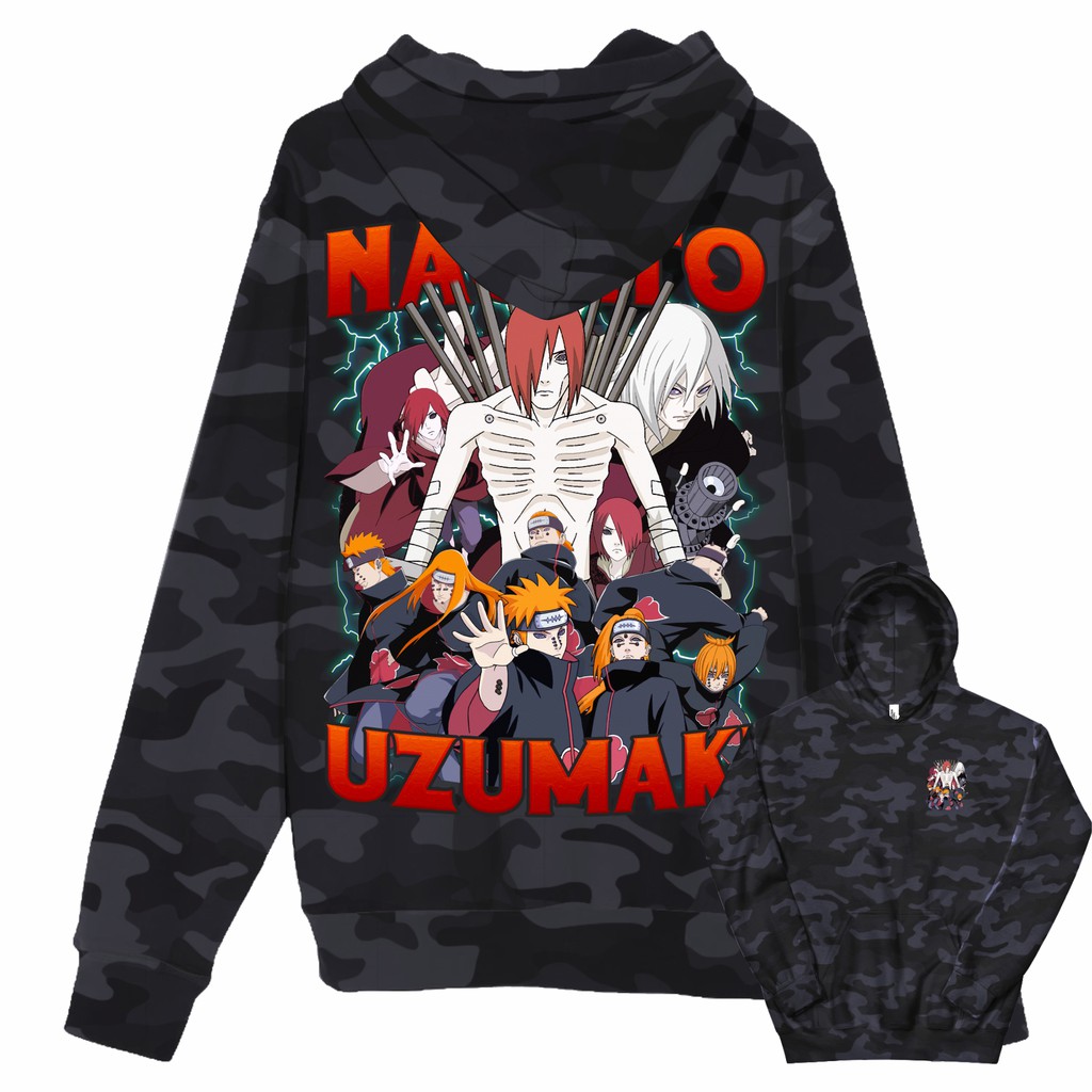 Áo Hoodie Naruto Nagato Uzumaki Akatsuki Bootleg Vol. 2