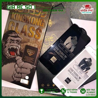Combo cường lực kingkong hộp sắt hàng chính hàng + ốp iphone auto focus silicon | 11114