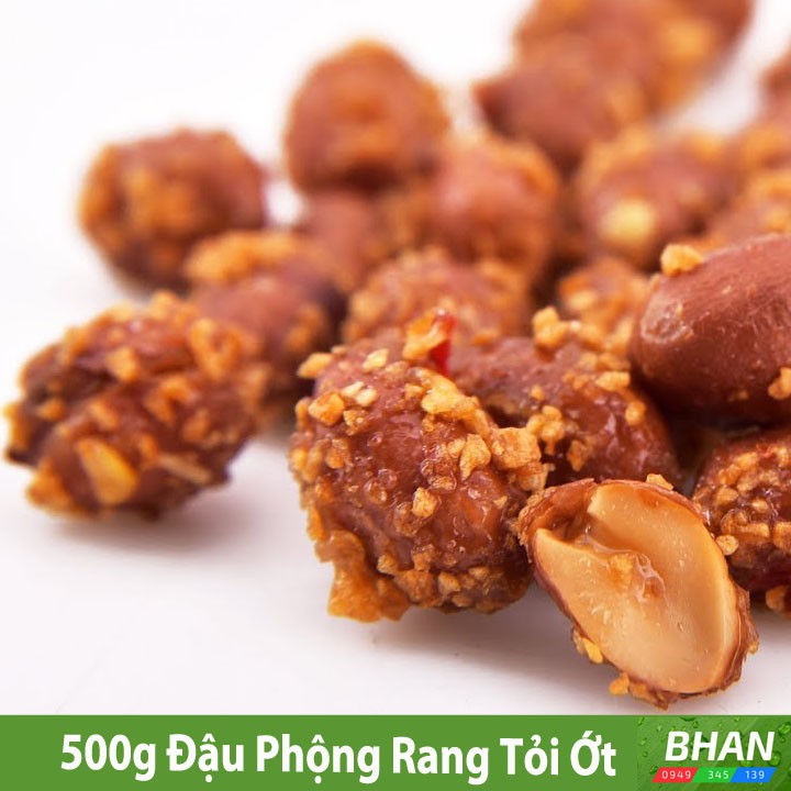 500g Đậu Phộng Rang Tỏi Ớt