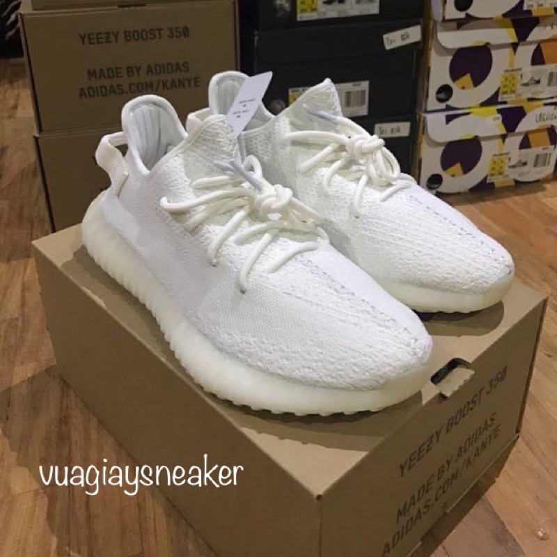 🔥 ẢNH THẬT 🔥 Giàu sneaker v2 350 trắng full