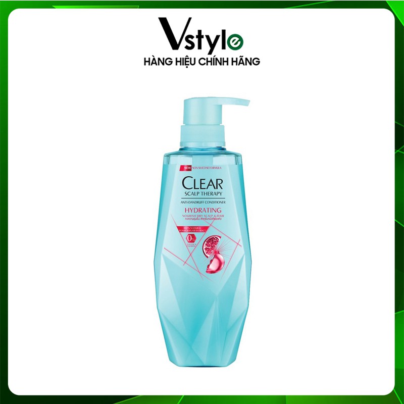 Dầu Gội Clear Nuôi Dưỡng Da Đầu Và Ngăn Gàu Công Thức Micellar 380ml