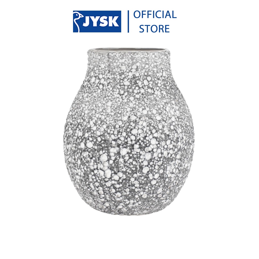 Lọ hoa | JYSK Mathias | đá dolomite | xám | DK21xC25cm