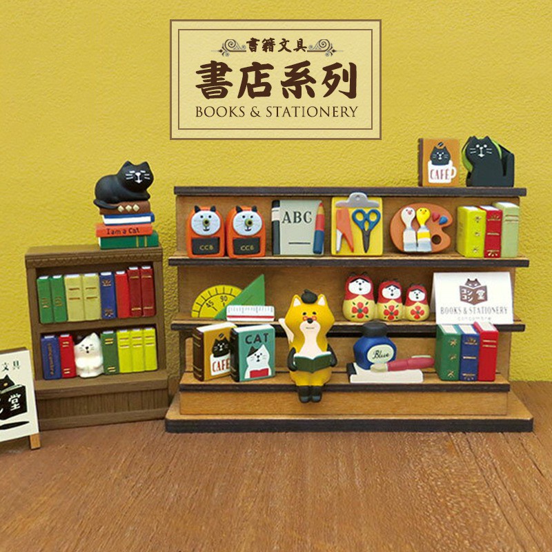 Mô Hình Mèo Zakka Hoạt Hình Thu Nhỏ 1-1 Dùng Để Trang Trí Vườn Nhà Búp Bê