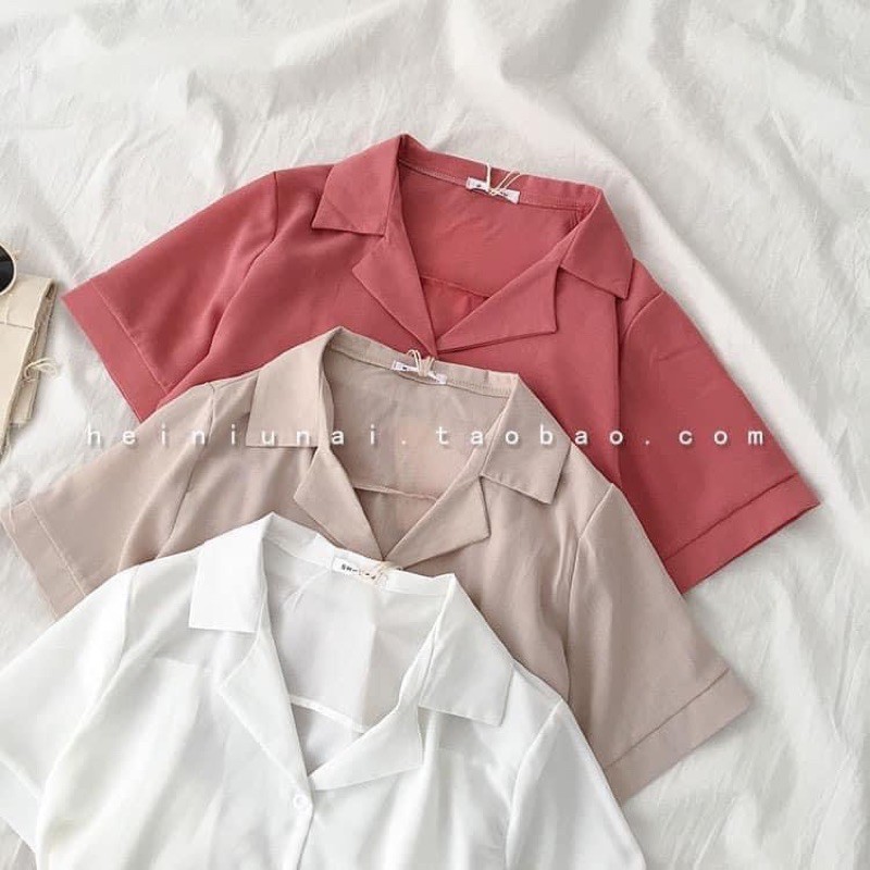 áo sơ mi ngắn tay hàng QC