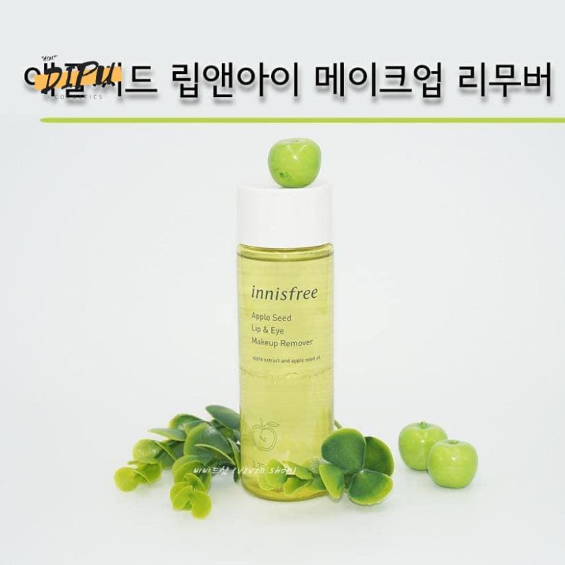 TẨY TRANG MẮT MÔI INNISFREE APPLE JUICY LIP & EYE REMOVER 100ML