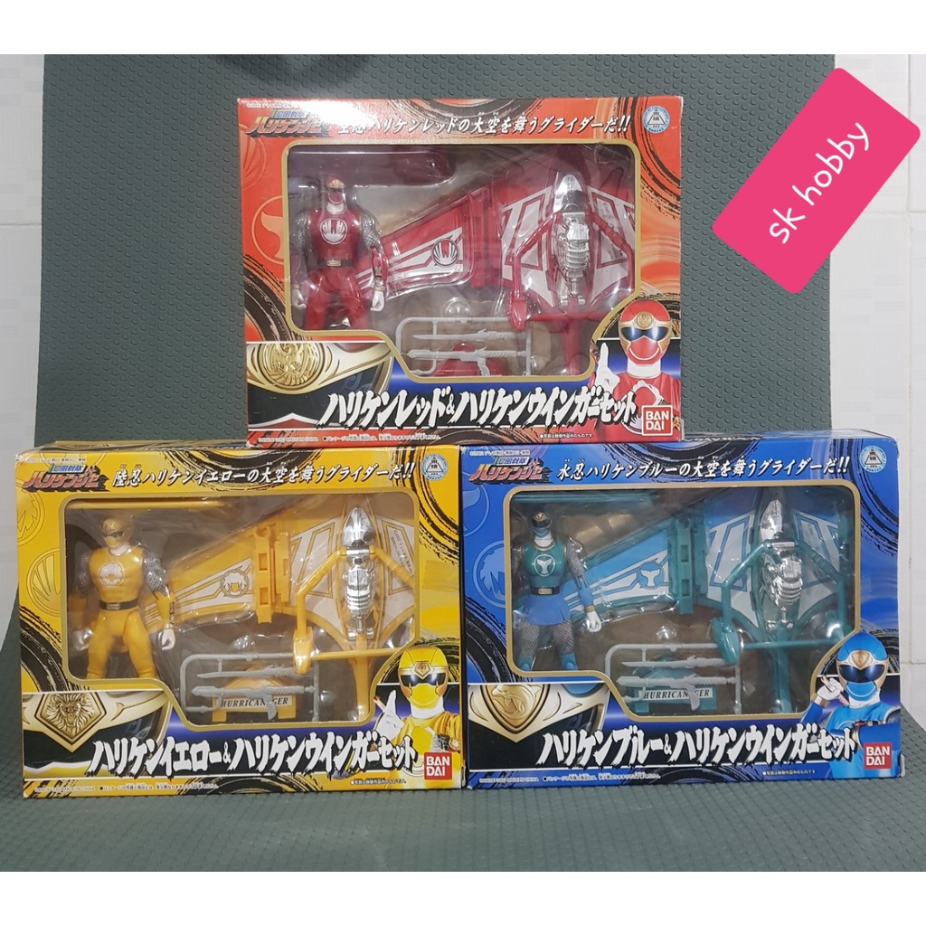 BANDAI Hurricanger Mô Hình Nhân Vật Siêu Nhân Cuồng Phong