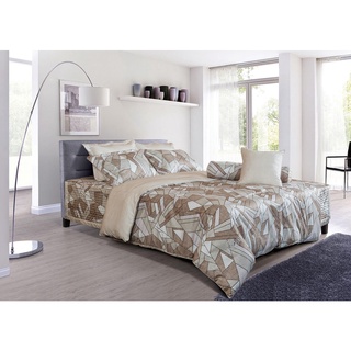 Ga phủ ga chun chần chăn hè Everon chính hãng màu nâu EPC19041 cotton
