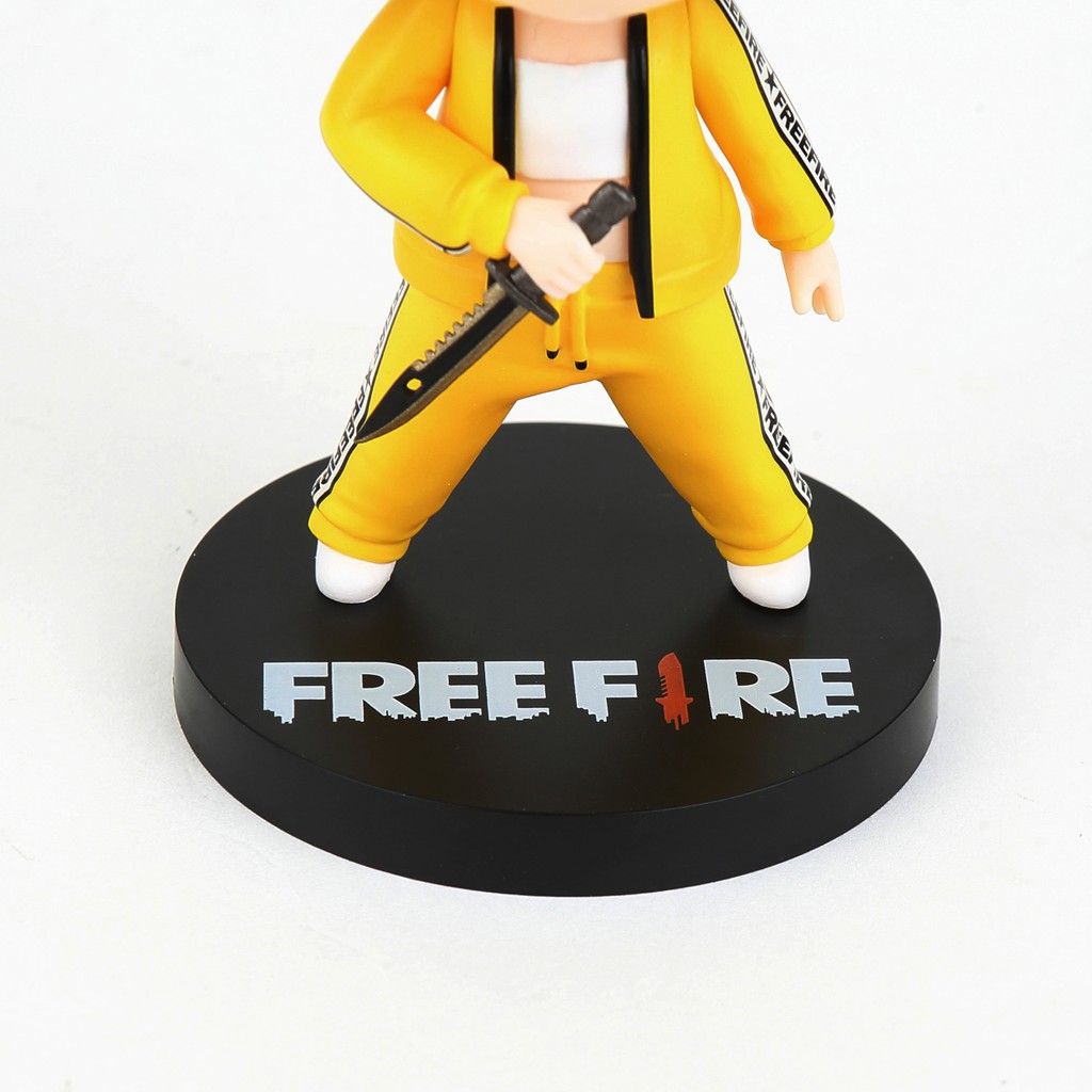 Free Fire Kelly Action Figure Q version10cm Mini Cute Toy