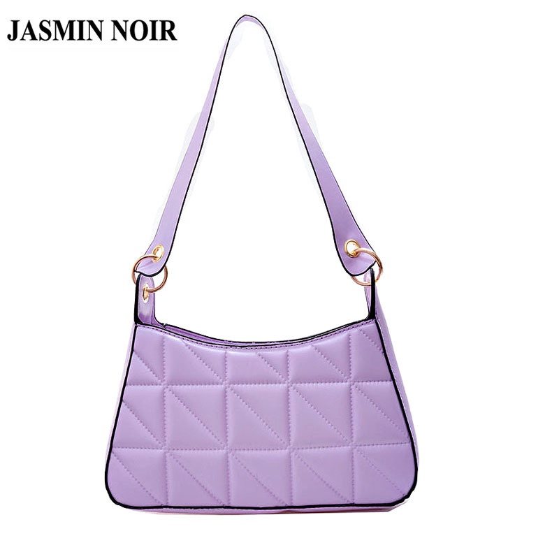 Túi xách đeo vai JASMIN NOIR làm từ da PUP hình vuông thời trang dành cho nữ