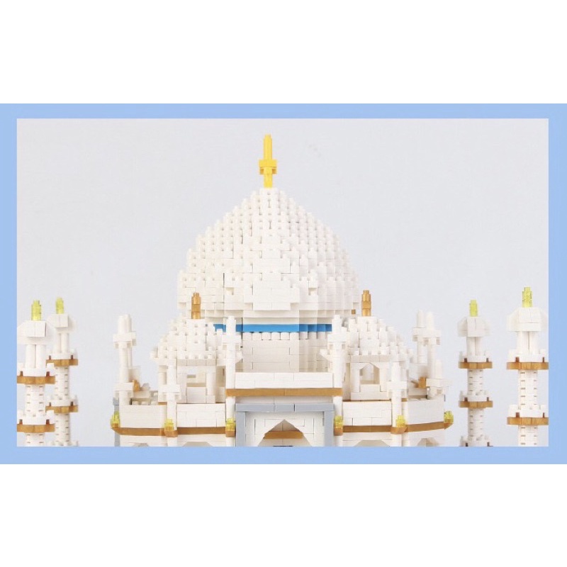 (ORDER) Bộ xếp hình Lego đền Taj Mahal 4146 mảnh ghép (kèm dây đèn và bông hồng Lego) đồ chơi lắp ráp trẻ em