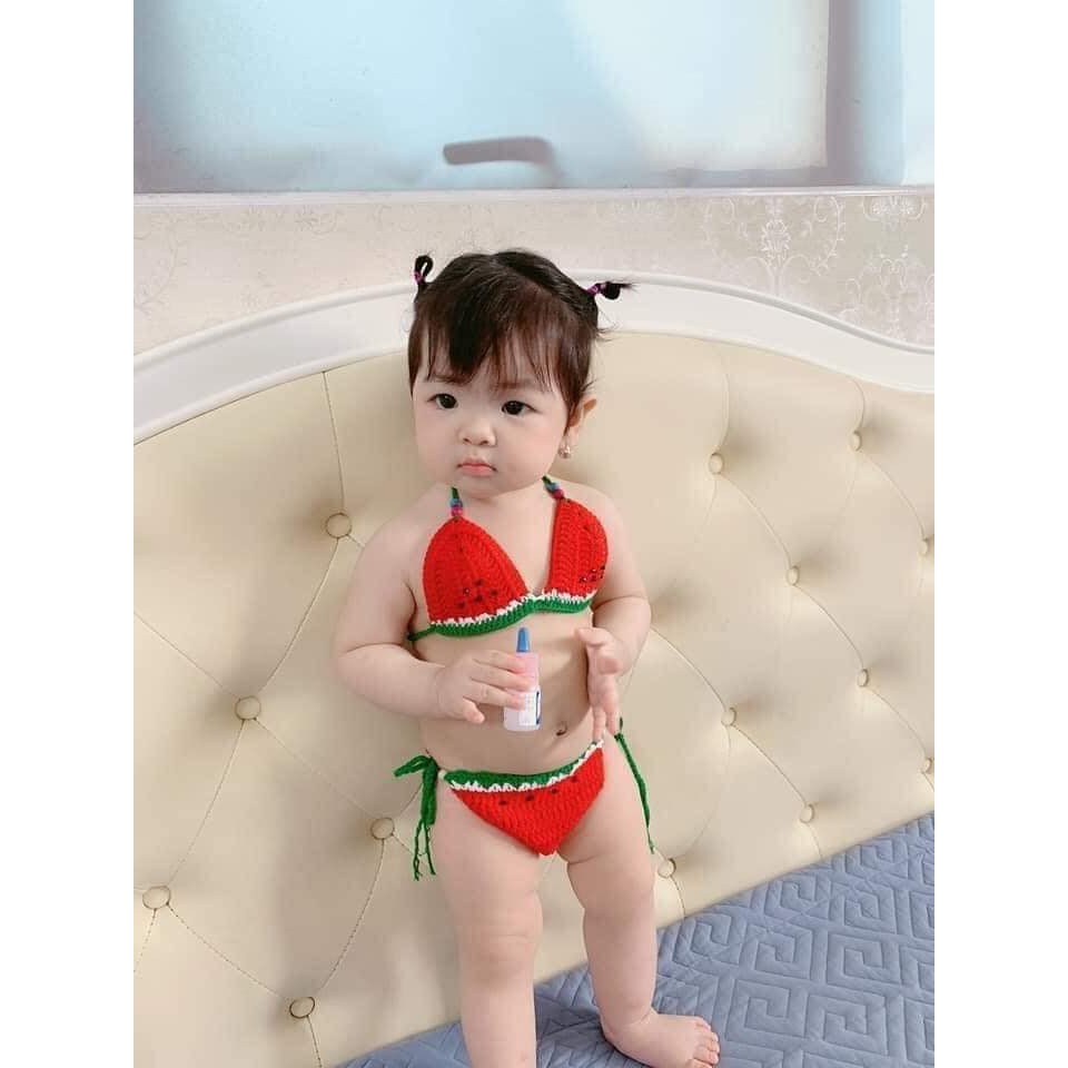 Bikini Quả Dưa Hấu Cho Bé (có ảnh thật)