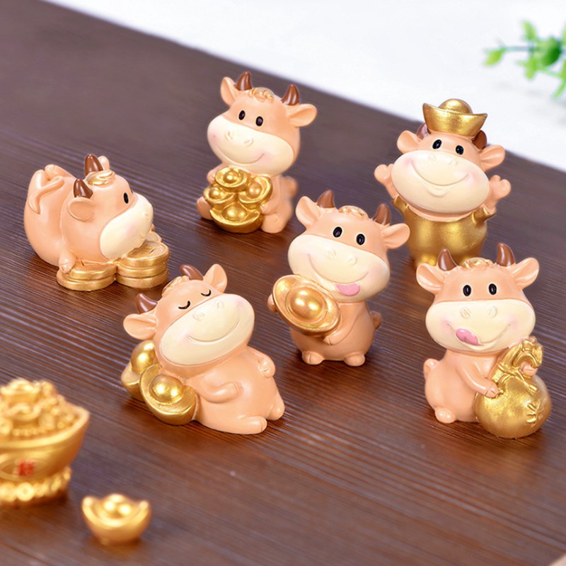 1 Tượng Bò Sữa Trang Trí Vườn