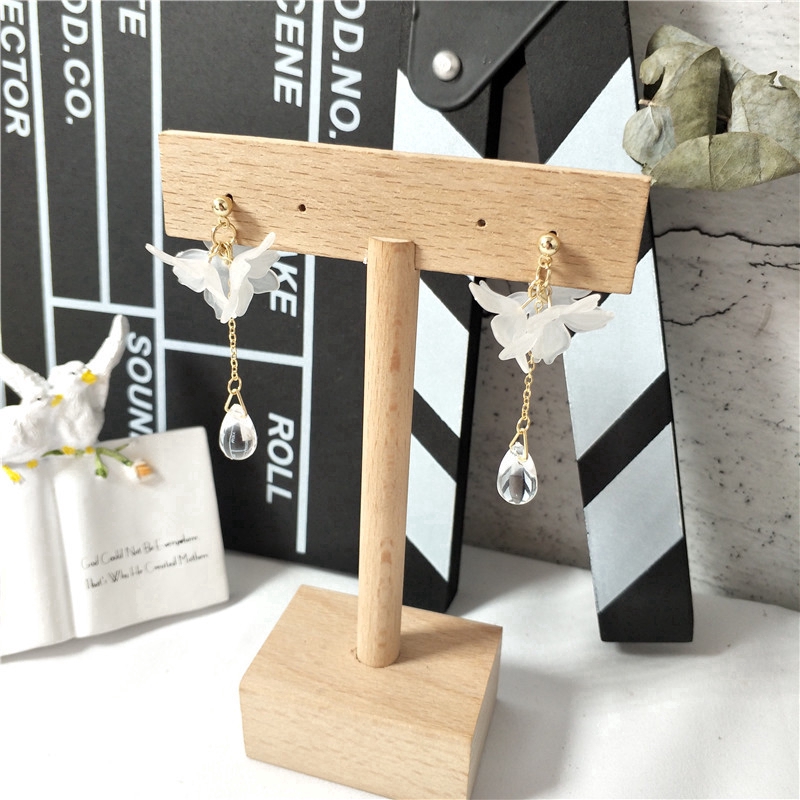 Khuyên Tai Kiểu Dáng Hoa Thời Trang Phong Cách Hàn Quốc Cho Nữ