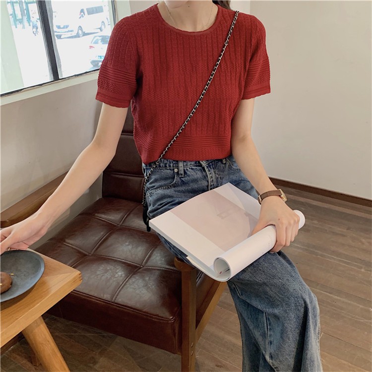 [SẴN] Áo croptop len nữ Ulzzang Quảng Châu ALC11 | BigBuy360 - bigbuy360.vn
