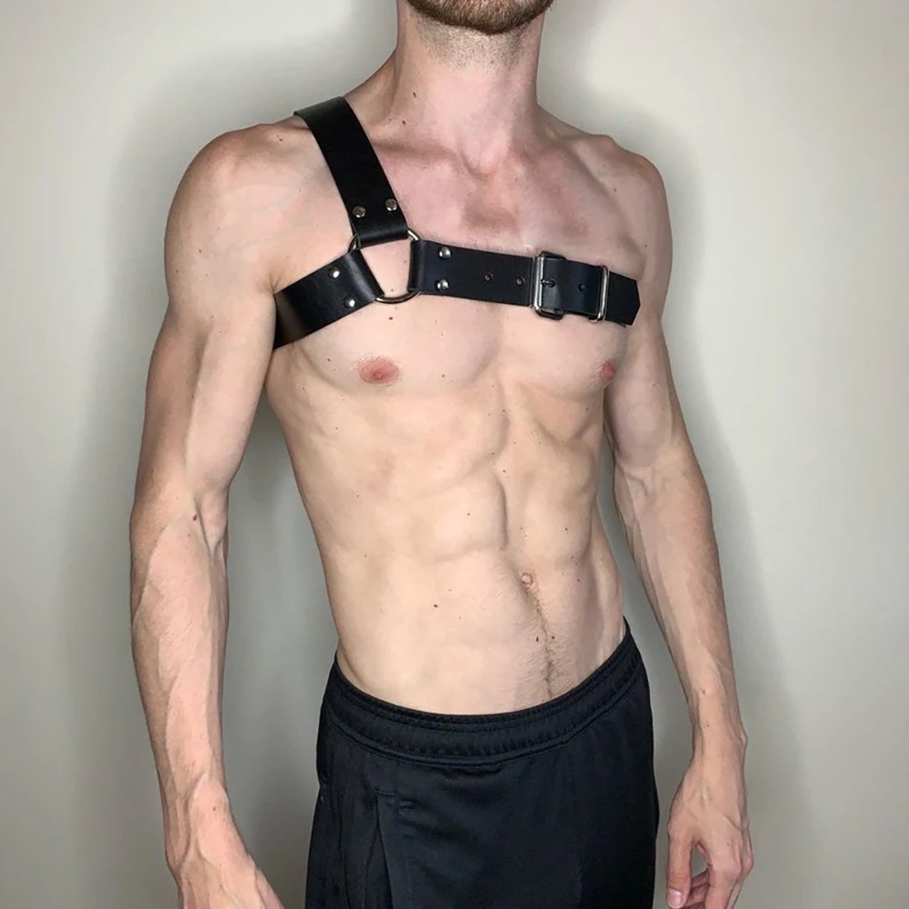 Dây Đeo Vai Da PU Handmade Phong Cách Gothic Punk Thời Trang 2022 Cho Nam