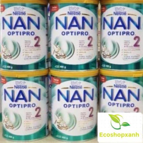 Combo 3 lon Sữa NAN OPTIPRO 2 Mẫu Mới 400g (Date 2021)