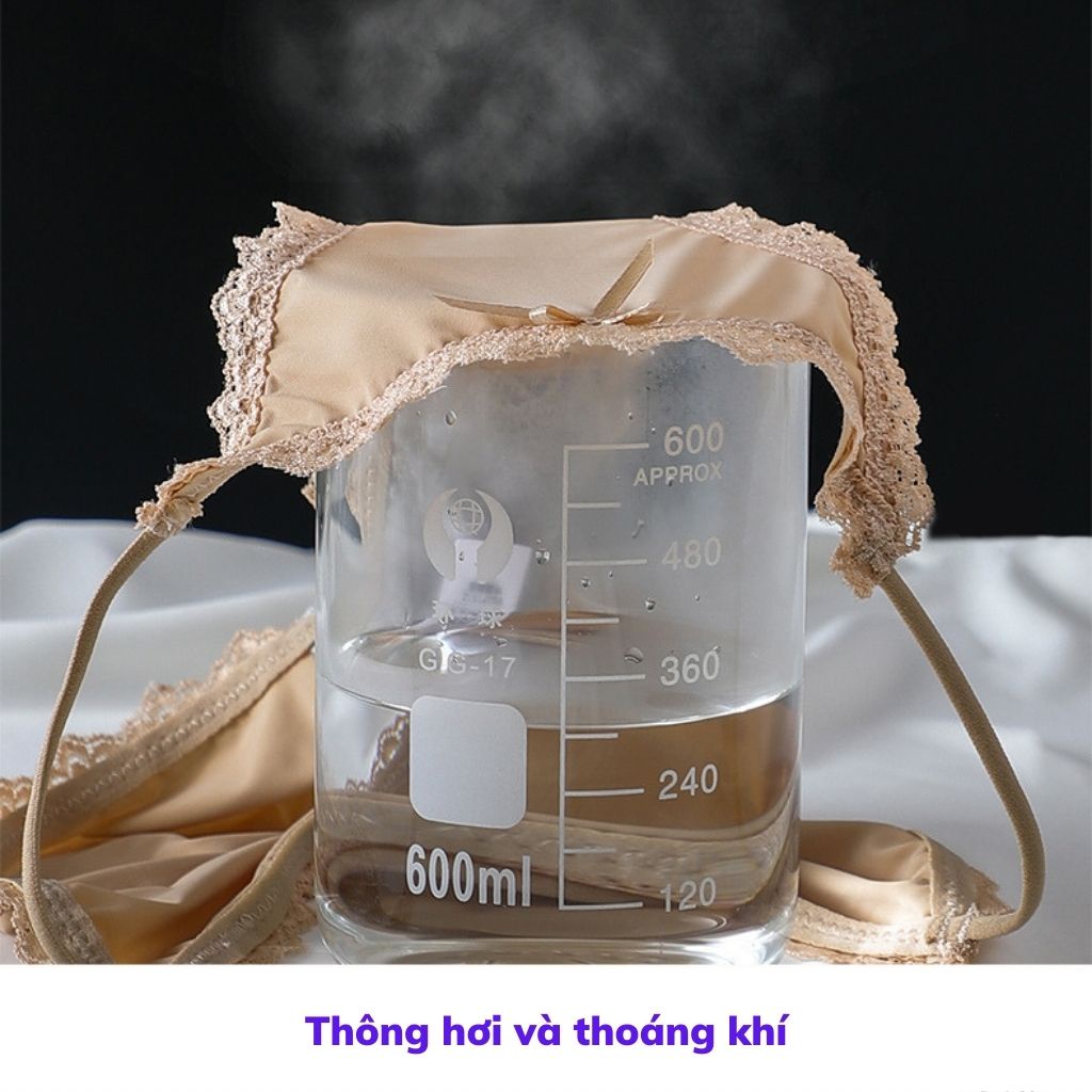 Quần lót nữ đúc su thun lạnh 2 mảnh sexy gợi cảm, Quần chíp nữ ren viền đính nơ quyến rũ LANIXA L829