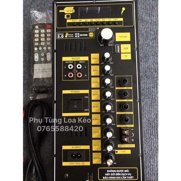 Mạch Loa Kéo DSP-T8 Echo Reverb 14,5x35cm