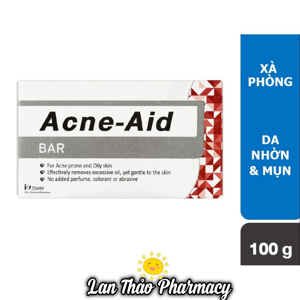Acne-Aid Bar 100g xà phòng tắm hỗ trợ giảm mụn trứng cá hiệu quả