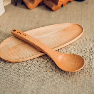 Vá cơm gỗ beech - vá gỗ beech nhiều kiểu dáng - Wooden spoon