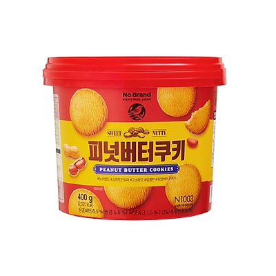 Bánh Quy Xô Bơ Đậu Phộng No Brand Hàn Quốc 400G