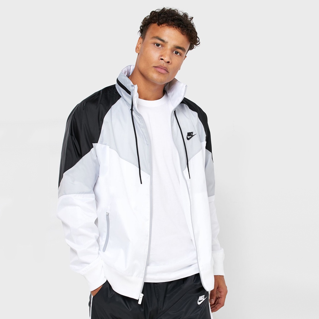 ÁO KHOÁC NIKE WINDBREAKER HOODED JACKET - XÁM / ĐEN