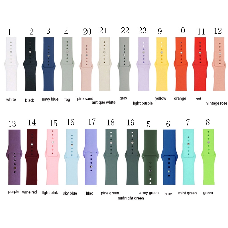 Dây Đeo Thay Thế Chất Liệu Silicon Màu Trơn Cho Huawei watch fit 2 fit2