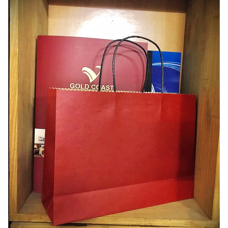 Túi giấy kraft 160gsm-180gsm,nhiều  màu -nhiều  Size.🍒in logo 1 màu lên 100 túi-200 túi