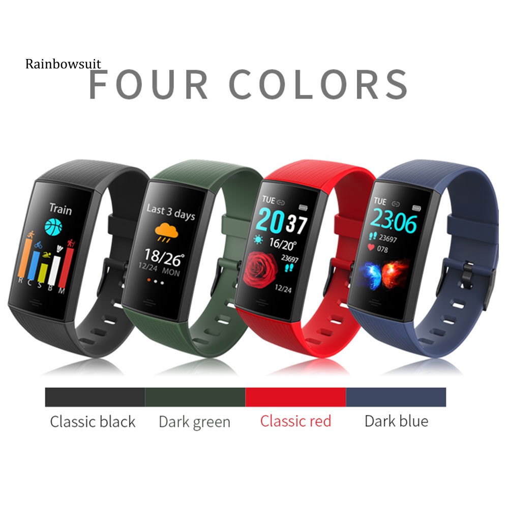 Bộ Đồng Hồ Thông Minh Cy11 Chống Nước Giúp Đo Nhịp Tim/Huyết Áp Chuyên Dụng