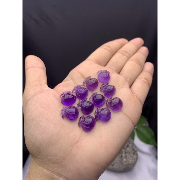 Mặt dây chuyền th.ạch anh tím