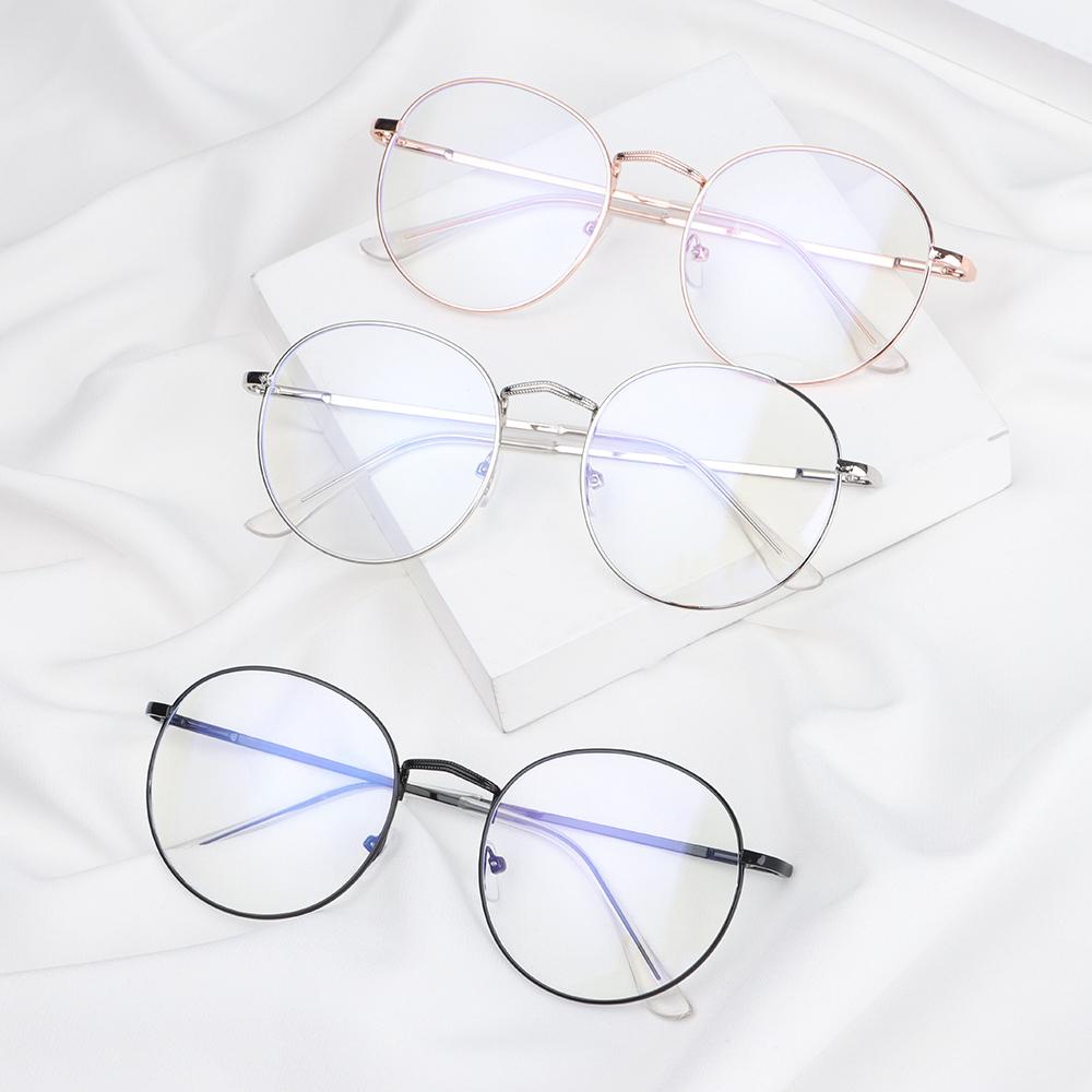 NIUYOU Kính Gọng Kim Loại Siêu Nhẹ Phong Cách Vintage Thời Trang