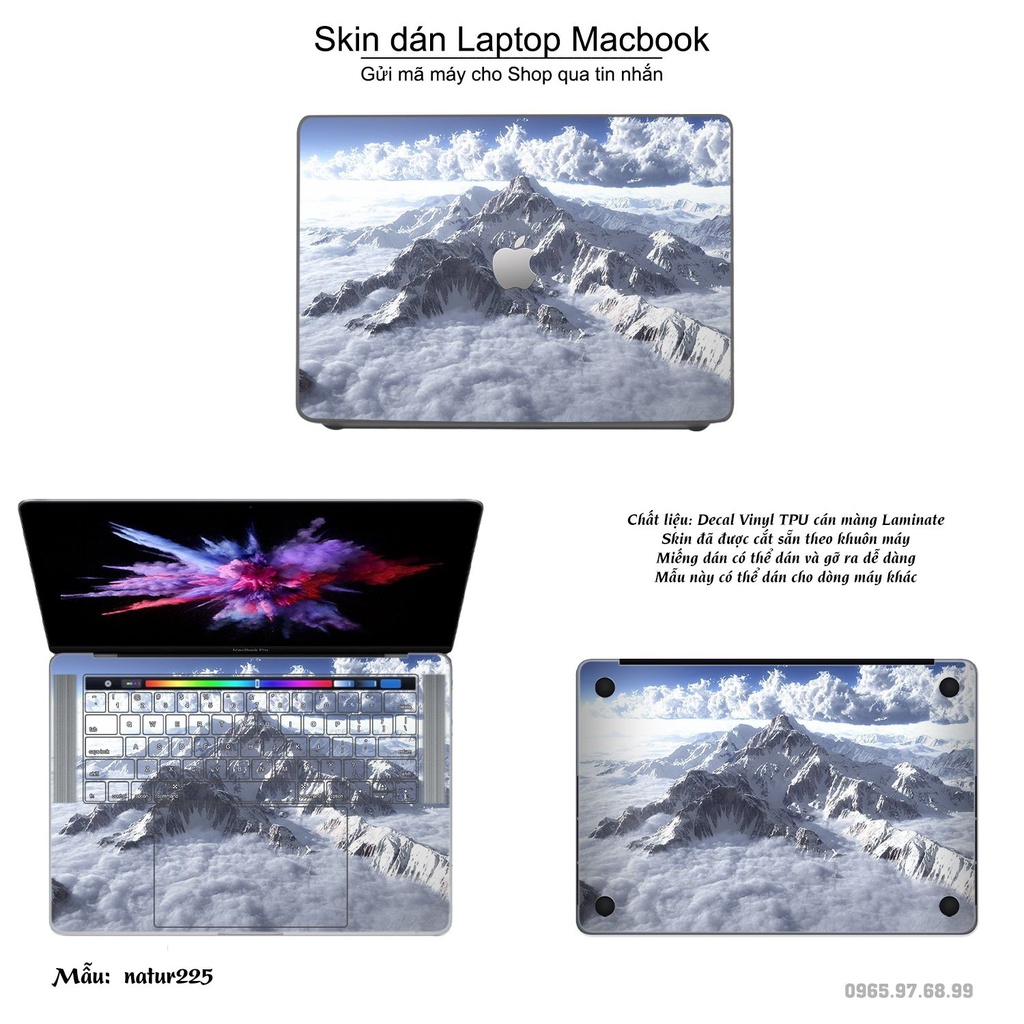 Skin dán Macbook mẫu thiên nhiên (đã cắt sẵn, inbox mã máy cho shop)