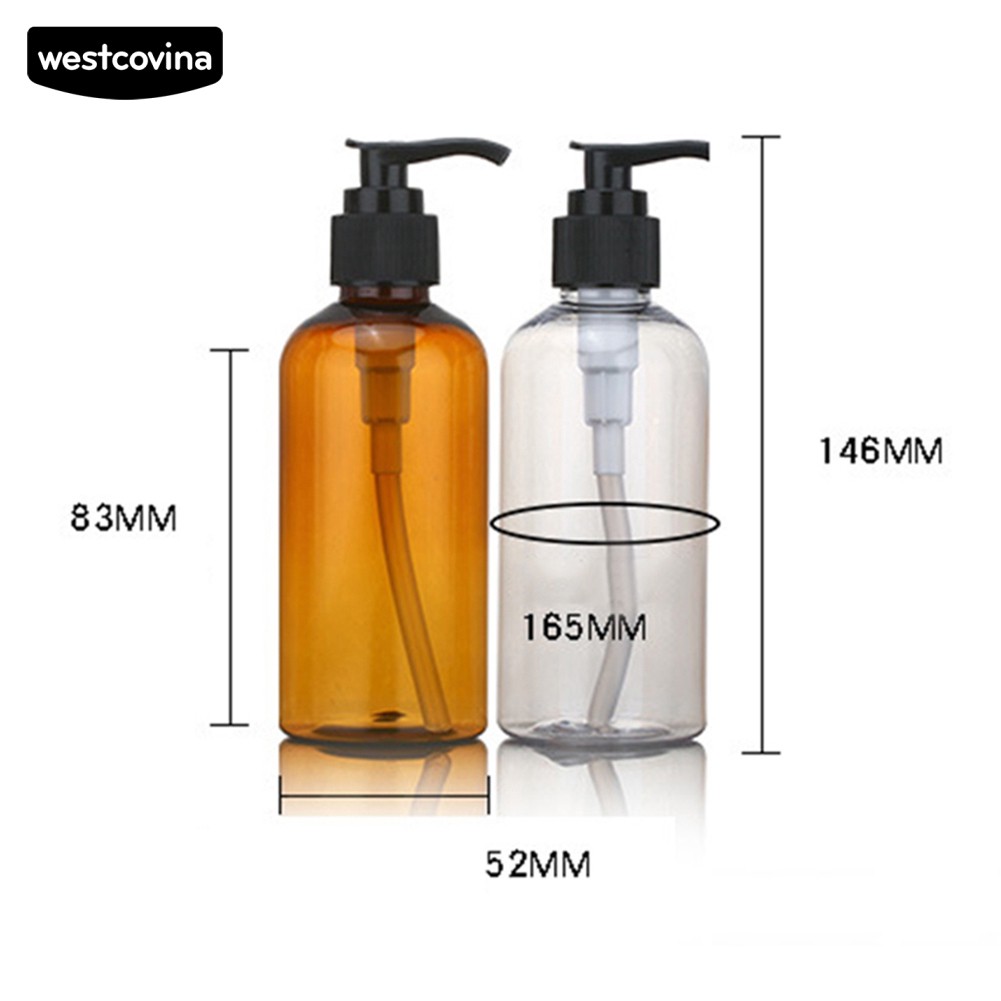 Chai xịt rỗng loại nhấn đựng mỹ phẩm tiện lợi gồm các dung tích tùy chọn 100 / 200 / 300ml
