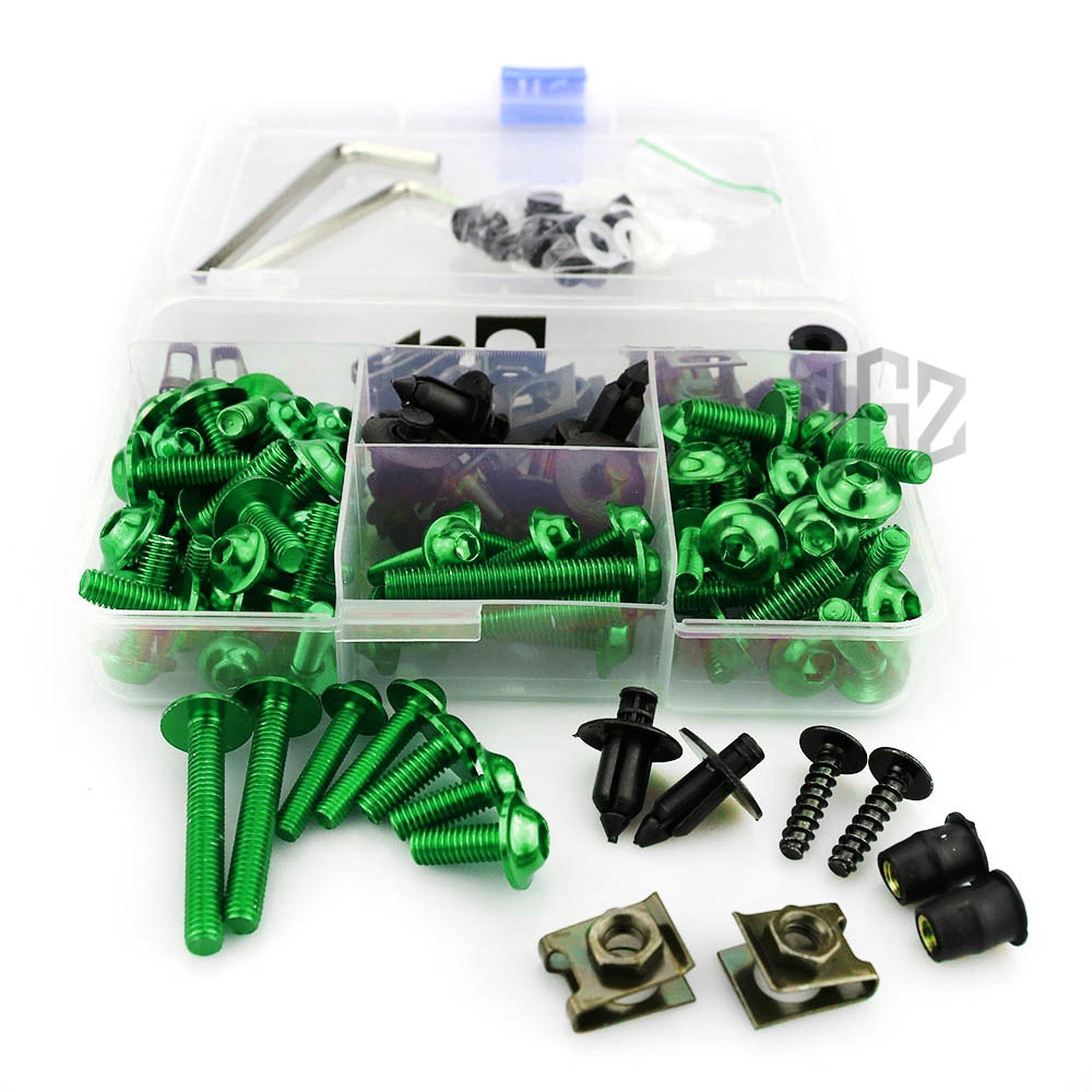 Bộ Bu Lông + Ốc Vít Nhôm Cnc Cho Xe Mô Tô Kawasaki Versys-X 250 / 300 Versys 650 Versys 1000 Z250 Z300 Z650 Z750 Z800 Z900 Z1000