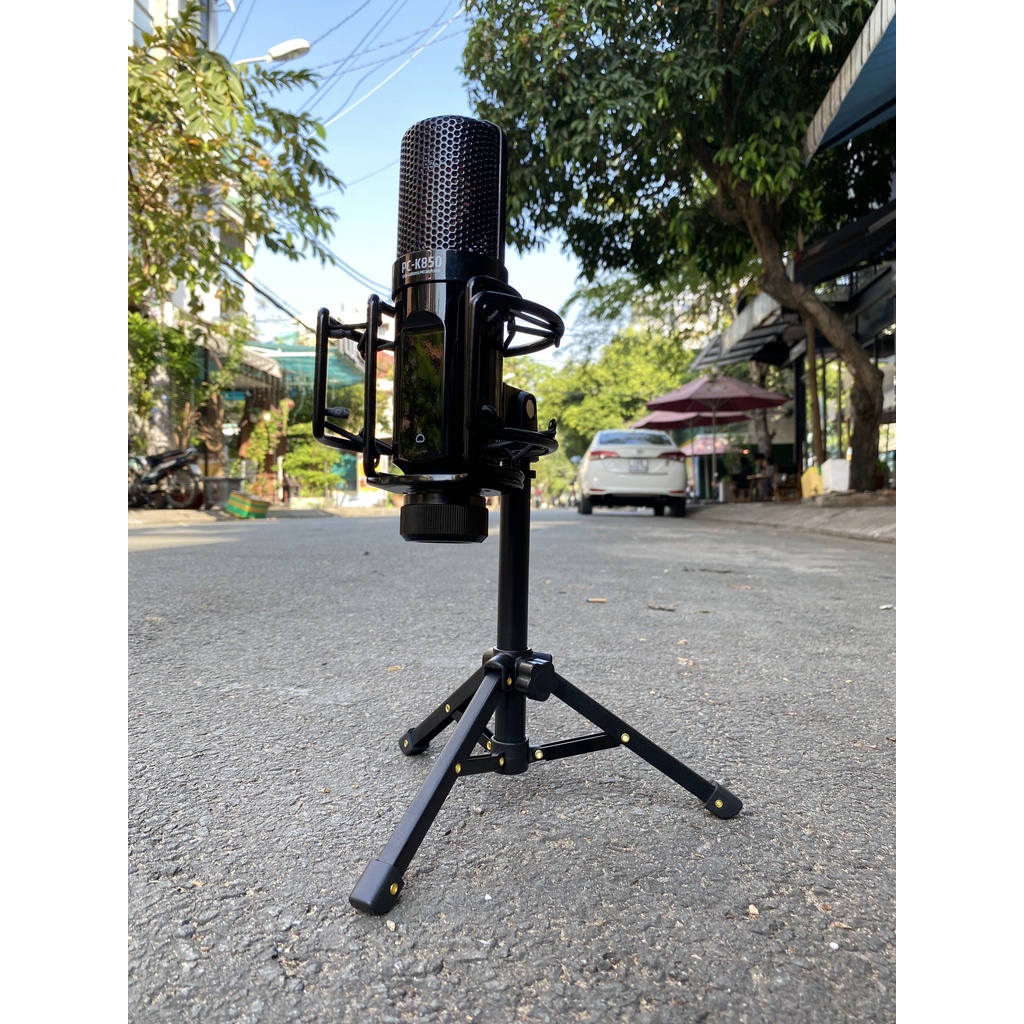 Chân kẹp micro MK02 Vip kẹp mic thu âm karaoke để bàn loại cao cấp - Cấu tạo hợp kim chắc chắn, nhỏ gọn tiện lợi